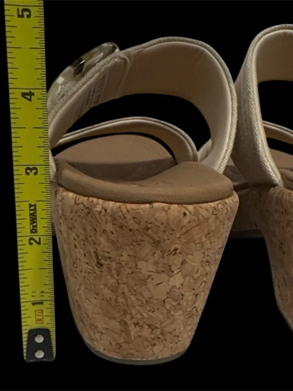 Skechers Women's Size 11 Wedge Sandals Cali Brystol Luxe Foam Cork Wedges